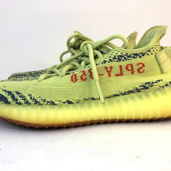 YEEZY 350 V2 Semi Frozen Yellow Kanye West Boost Primeknit Sz. 6/M 8/W